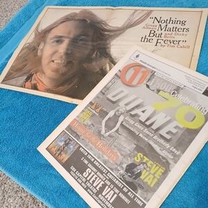 Allman Brothers Band Gregg Allman Vintage ABB Eat A Peach Skydog Newspaper